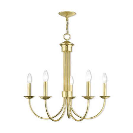 

World of Crystal Istanbul Chandeliers Polished Brass Steel 5-light