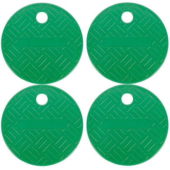 Toyvian 4pcs Valve Box Cover for Irrigation Control System Sturdy Lid for Garden Outdoor and Agriculture