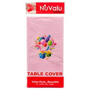 Table Cover Pink Peva 0.03mm / 54 X 108" by Nuvalu