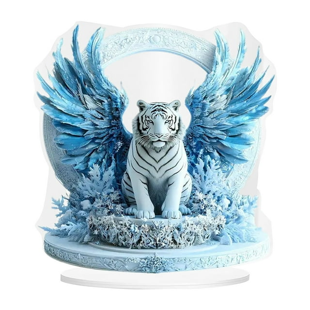Desktop Ornament Winter Acrylic Standee Display For Desk Customizable Holiday & Sign For Mother's Day Father's Day Halloween Christmas Birthday Decor