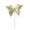 Gold, variant on Gumesh Glitter Butterfly Christmas Branches with Gold Sequins, 6-Pack Sparkling Floral Arrangement Stems, Decorative Winter Branches for Centerpieces and Wreaths