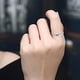 thumbnail image 5 of Anillo de titanio Alianza de boda de alto pulido con cúpula lisa, 5 of 6