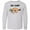 AC-Heather Grey, variant on Inktastic Nap Champ Cute Sleeping Sloth Long Sleeve Youth T-Shirt