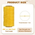 thumbnail image 2 of Uxcell Flat Waxed Thread Leather Sewing Cord for Repairing Shoes Bags Wallets Jewelry Making DIY Leather Craft Yellow, 2 of 8