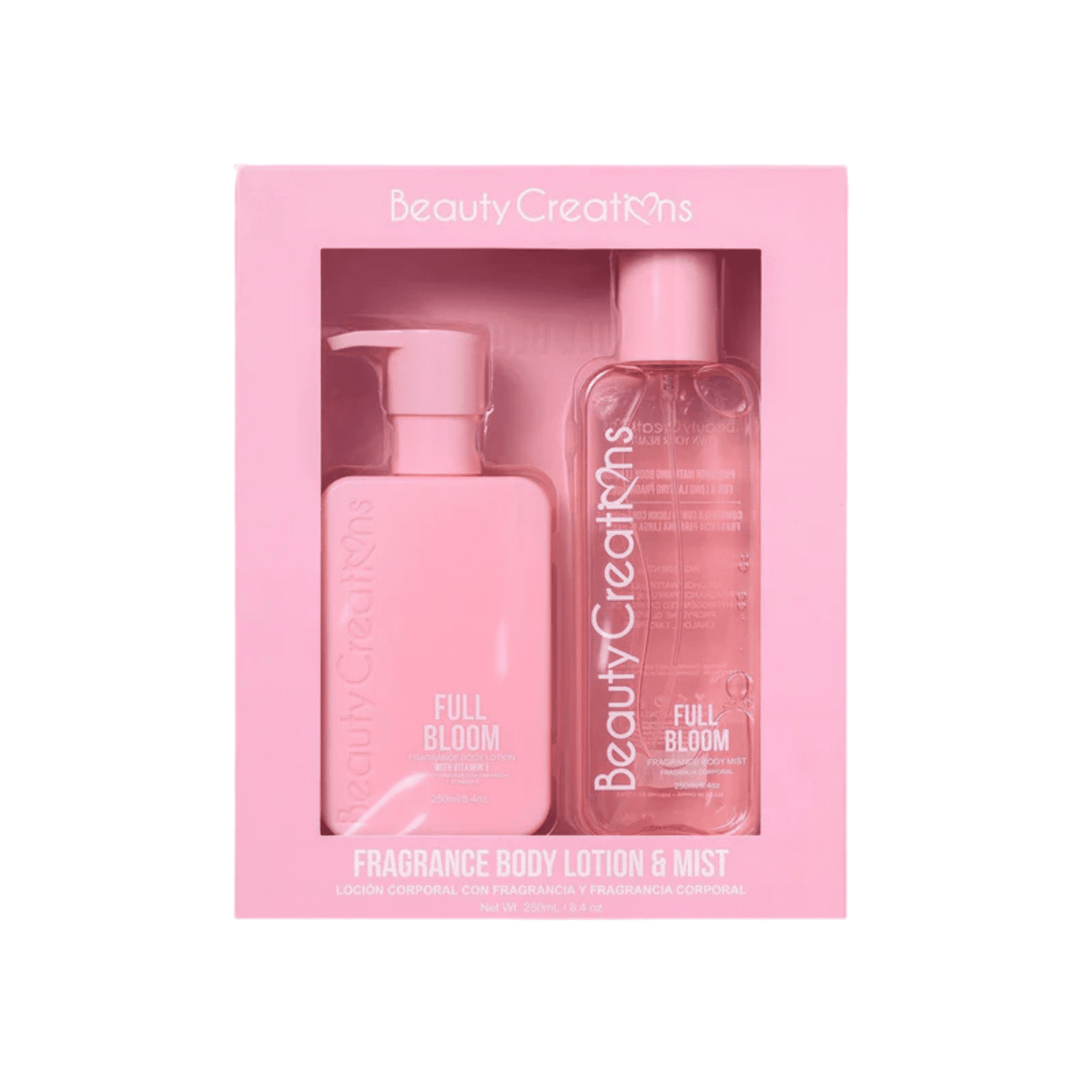 Beauty Creations - Full Bloom Fragrance Body Lotion and Mist Set, Vitamin E, 250 ml, 8.4 oz