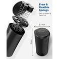 thumbnail image 4 of Coin Holder for Car Larger-Capacity Car Change Holder Organizer Universal Car Coin Holder for Cup Holder Coin Dispenser Storage Fit Most Car & Trucks Car Accessories(Black 1 Pack), 4 of 4