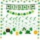thumbnail image 1 of Trébol decorativo del día de San Patricio Trébol Trébol Flor de trébol Letras irlandesas Bandera Mabula, 1 of 2