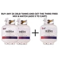 thumbnail image 3 of BVV 20LB Iso-Butane Refill Tank - Fuel for Iso-Butane Gas Stove, Lighter - 99.5% Pure Propellant Cannister for Gas Ovens, Torch-None/None, 3 of 3