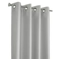 thumbnail image 3 of Loft Living Galiano Blackout Grommet Indoor Curtain 52 x 63 in Silver, 3 of 7