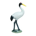 thumbnail image 3 of Outdoor Garden Statue Miniature Sculptures Crane Novelty Free Standing Bird Statues Decoy for Tabletop Lawn Home Swimming Pool Decoration 25cm, 3 of 9