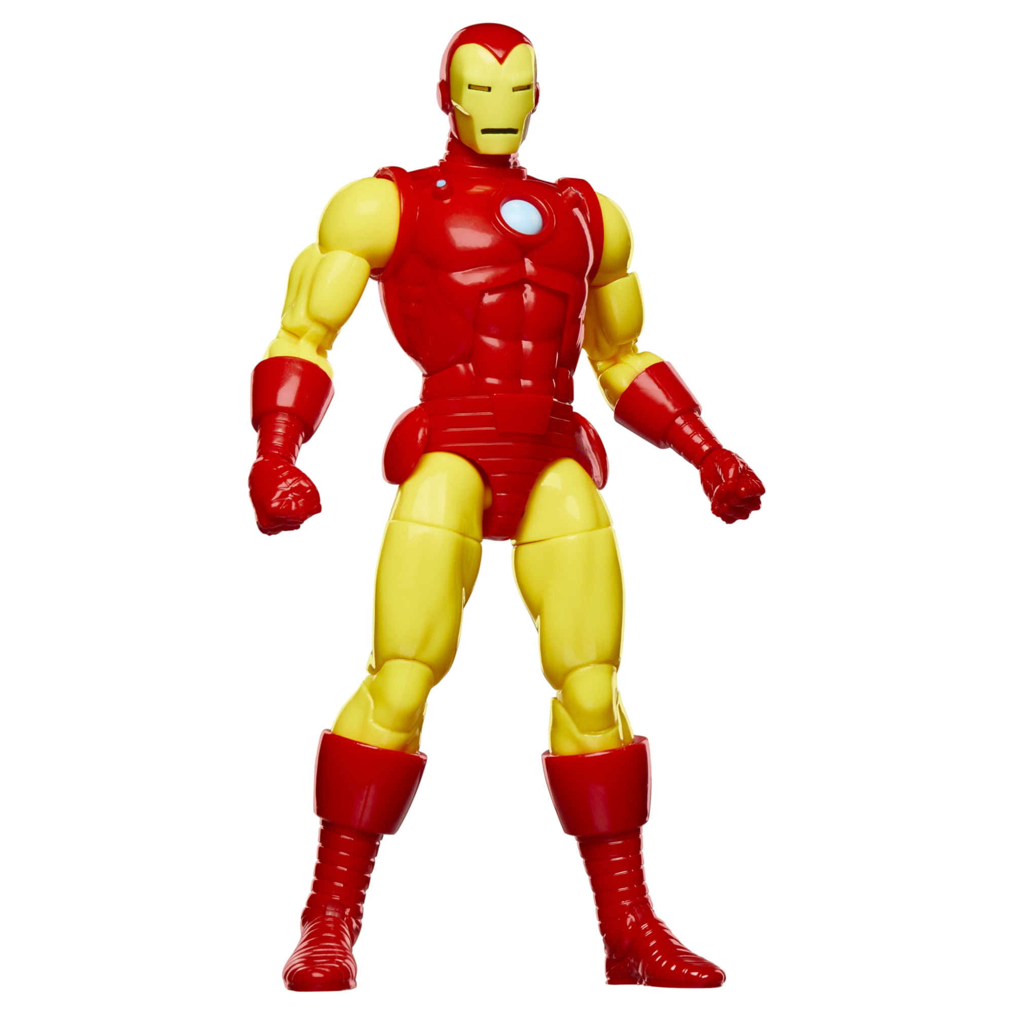 Marvel Legends Series Secret Wars Iron Man, Retro Marvel Comics Collectible Action Figure (6”)