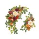 thumbnail image 3 of Arco de flores artificiales Gloria para boda telón de fondo floral coronas de puerta flores de seda para pared cortinas de hilo para mesa de amor 2 uds., 3 of 9