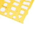 thumbnail image 4 of Drawing Templates, Plastic Multifunctional Architectural Templates Hollow Geometric Ruler For Office School Building Studying, 4 of 8
