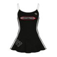 thumbnail image 1 of Generic American Street Casual Style Letter Printed Striped Splicing Sling Tennis Skirt Sexy Hot Girl Slim-Fit Pleated Short Skirt, 1 of 1