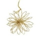 thumbnail image 1 of Adorno colgante para árbol de Navidad, guirnalda brillante, colgante decorativo para colgar. Flor de oro, 1 of 7