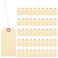 thumbnail image 1 of Etiquetas de envío de 100 PCS Etiquetas de alambre Manila Etiquetas con cable Etiquetas en blanco con cables de hierro, 1 of 5