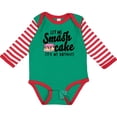 thumbnail image 3 of Inktastic Let Me Smash Cake Its My Birthday Girls Long Sleeve Baby Bodysuit, 3 of 5