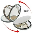thumbnail image 4 of Compact Travel Makeup Magnifying Mirror - Small portable folding Mirror with Handheld and Easy to carry White, 4 of 6