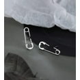 thumbnail image 4 of 925 Sterling Silver Safety Pin Stud Earrings for Women Teens Paper Clip Earrings Punk Earrings Cute Stud Earrings, 4 of 5