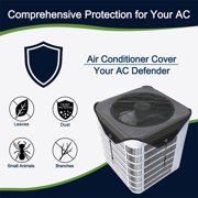 Debonair Central Air Conditioner Cover for Outside Units - Top Universal Outdoor AC Cover Defender (Mesh, 32 x 32)