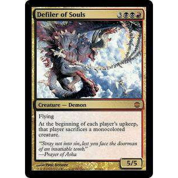 MtG Alara Reborn Mythic Rare Defiler of Souls #37