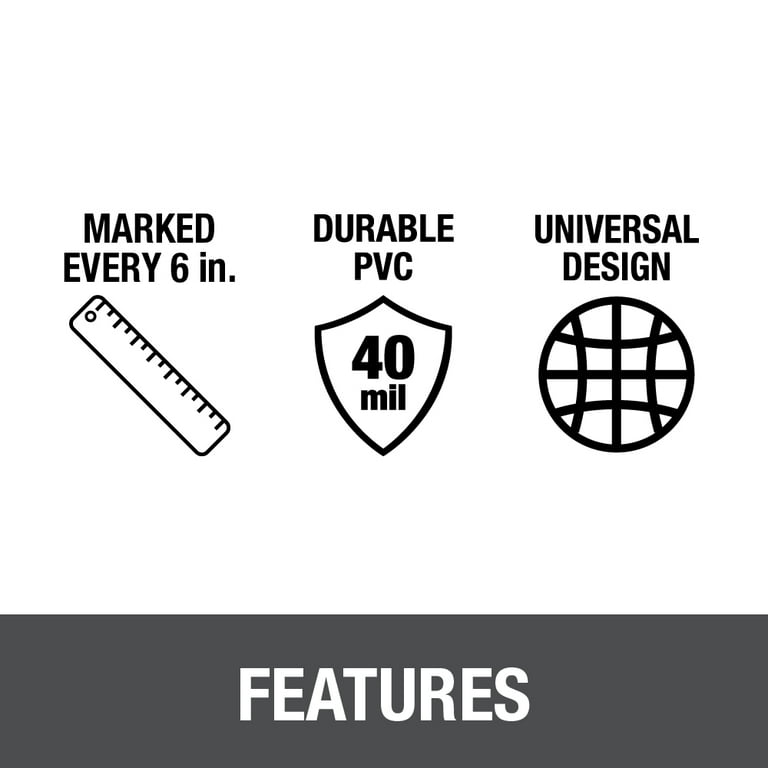 Oatey X PVC Shower Pan Liner Roll With 2Pack Of Corner, 52 OFF