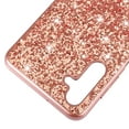 thumbnail image 7 of Cute Case for Galaxy A35 5G, Slim Glitter Bling Sparkly Shiny Slim Women Girls Hybrid Soft Smooth Shockproof Plating Bumper Protective Women Girls Shiny Case For Samsung Galaxy A35 5G, Black, 7 of 7