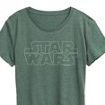 thumbnail image 3 of Star Wars - Logo Outline - Women's Short Sleeve Classic Fit Tee, 3 of 5