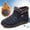 Dark Blue, variant on LSLJS Women Snow Boots Winter Shoes with Fur Lined Warm Slip On Boots for Women Waterproof Booties Comfortable Outdoor Anti Slip Shoes