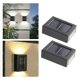 thumbnail image 1 of 2x Lámpara de pared de energía LED Lámpara de jardín al aire libre Soledad luces de pared al aire libre, 1 of 6