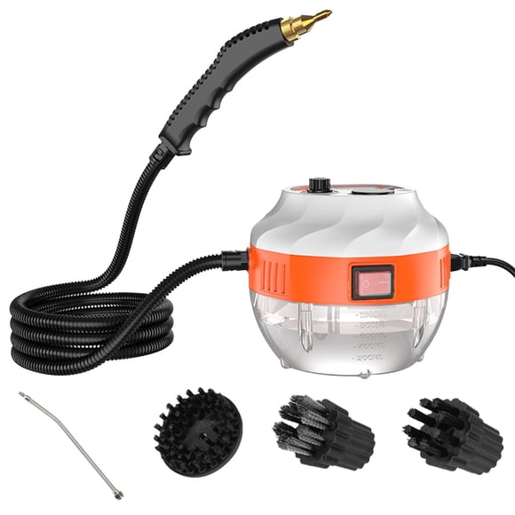 Limpiador de vapor de alta presión de 1500W para cocina y hogar - 105°C Vapor, 6 velocidades, 3 cepillas, 1,5 horas de autonomía, 110V, limpia parrillas, campanas extractoras, electrodomésticos