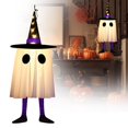 thumbnail image 2 of Halloween Witch Hat LED String Lights – Hanging Decor For Indoor Scary House And Atmosphere Decoration, 2 of 9