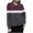 Wine2, variant on Khunlpohl Womens Casual Coats Button down Collared Color Block Long Sleeve Jackets Textured Trendy Loose Jacket