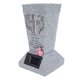 thumbnail image 5 of Cementerio Solar Cementerio Jarrón Para Tumba Jarrón De Resina Para Lápida Con Estaca LED En El Suelo De Drenaje Ajustable Para Flores, 5 of 7