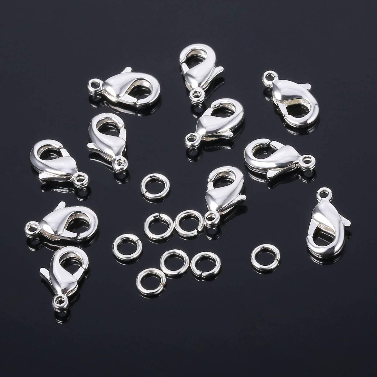 900 PCS Gold Jump Rings for Jewelry Making Plated Brass Open Jump Rings  Bulk for