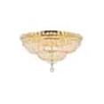 thumbnail image 3 of Elegant Lighting Tranquil 24" 12 Light Royal Crystal Flush Mount, 3 of 4