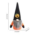 thumbnail image 3 of Halloween Wizard Hat Gnome Desktop Ornaments Cute Elf Soft for Doll Home Desk Cr, 3 of 4
