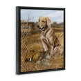 thumbnail image 4 of Stupell Industries Hunting Dog & Pheasant Animals Painting Black Floater Framed Canvas Art Print Wall Art, 17 x 21, 4 of 10