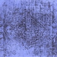 thumbnail image 1 of Ahgly Company Machine Washable Indoor Square Oriental Blue Industrial Area Rugs, 8' Square, 1 of 4
