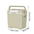 thumbnail image 2 of Camping Cooler Hard Ice Leak-Proof Retention Cooler Lunch Box Portable Small Insulated Cooler with Ice Retention–Heavy Duty Cooler for Beach, Grill, Travel,Tailgating,Small（6.35Qt）, 2 of 3