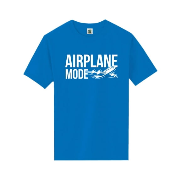 Airplane Mode Short Sleeve Neon T-Shirt