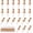 Rose Gold, variant on 200 Count Silver Push Pins, Standard Plastic Head Steel Point Thumb Tacks Bulletin Board Pins Decorative for Cork Board Wall Hanging Bulletin Silver Office Supplies
