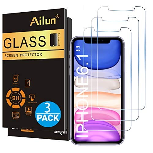 Ailun Glass Screen Protector For Iphone 11 Iphone Xr 6 1 Inch 3 Pack Tempered Glass Screen Protector For Apple Iphone 11 Iphone Xr 6 1 Inch Display Anti Scratch Advanced Hd Clarity Work Most Case Walmart Com<script async src=