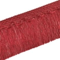 thumbnail image 1 of Wosthever Exquisito vestido con adornos dorados, ropa de escenario, accesorios para cortinas, tejido de precisión, batería que no se cae Tratamientos de ventanas rojo púrpura once, 1 of 6