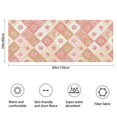 thumbnail image 3 of Pioneer Flower Floral Print Pattern Bathroom Rugs Mat, Non Slip Microfiber Bathroom Rug with Rubber Backing, Soft Mats for Bathroom Floor Tub Shower, 24"x60", 3 of 5
