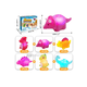 thumbnail image 2 of 6pzs Juguetes De Baño Bebe Dinosaurios Iluminados Con Sensor Xtellar multicolor, 2 of 4