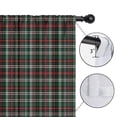 thumbnail image 4 of Blackout Kids Curtains,Green and Red Checkerboard Checkered Pattern Childrens Insulated Curtains Set Of 2,Bedroom Essentials,Toddler Room Decor 42"x63", 4 of 5