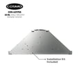 thumbnail image 5 of Cosmo 30 in. Ductless Wall Mount Range Hood in Stainless Steel with LED Lighting and Carbon Filter Kit for Recirculating, 5 of 11