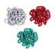 thumbnail image 1 of 150 anillos para pata de paloma de 8 mm, 2023, para identificación de loros Blanco Verde Rojo, 1 of 4