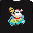 thumbnail image 4 of Inktastic Surfing Santa Boys or Girls Long Sleeve Toddler T-Shirt, 4 of 5